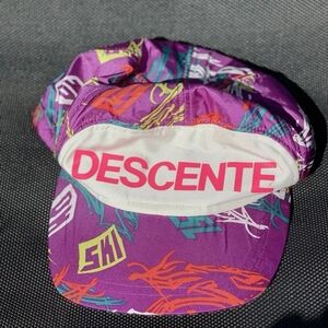 Vintage 90s Descente big logo hat